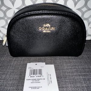 New Coach Makeup Pouch Black